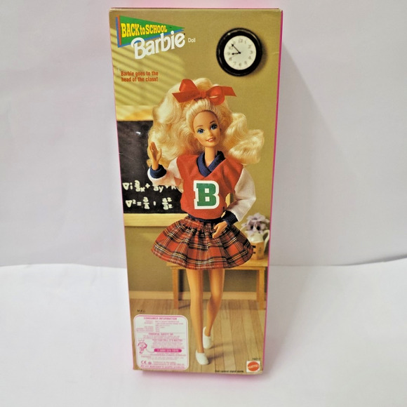 Vintage Barbie Back To School Doll 1992 Mattel New In Box Mint - Picture 2 of 6